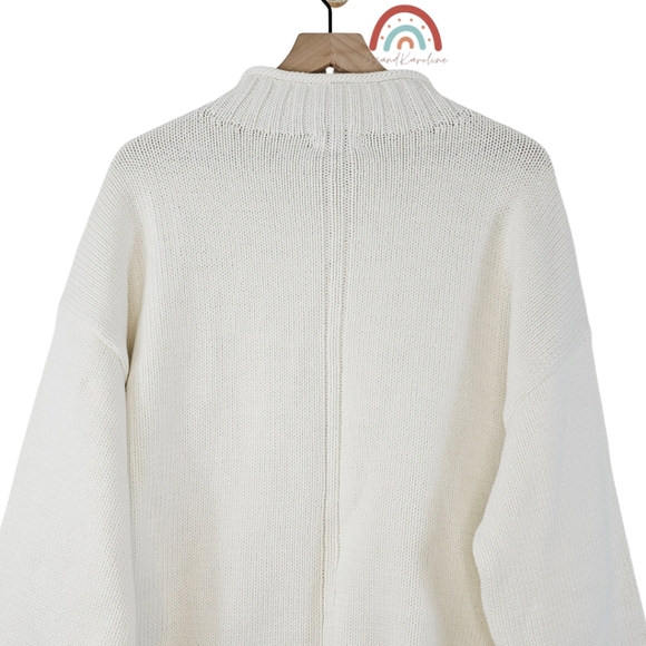 New! J. Crew 2025 Rollneck Sweater Ivory M - Picture 9 of 16